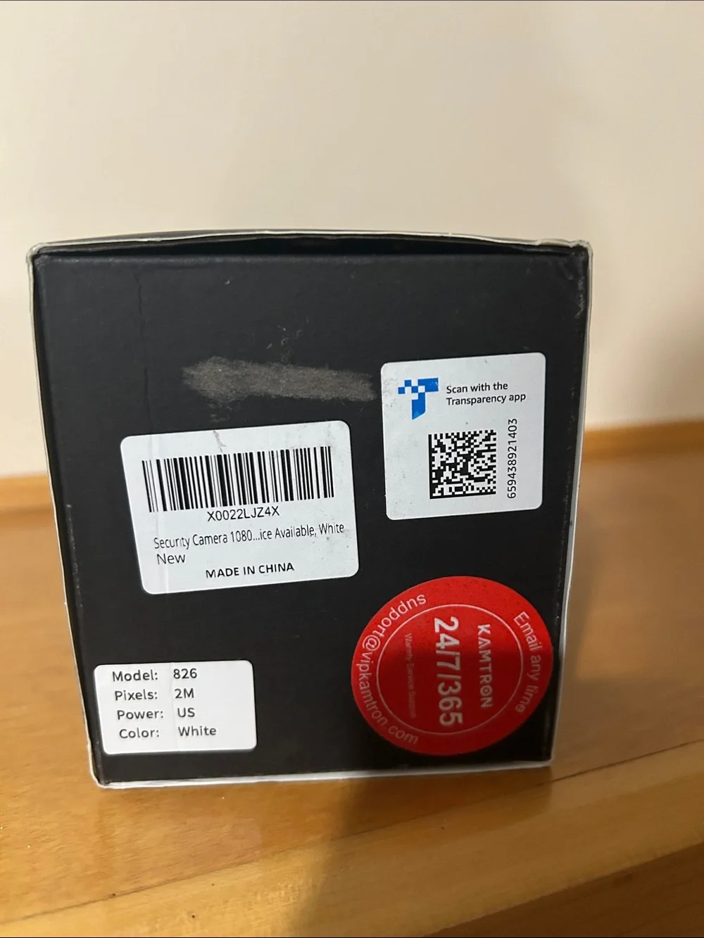 Kamtron Black Wireless IP Security Camera